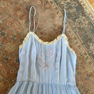 Vintage Butterfly Prairie Dress by Candi Jones California